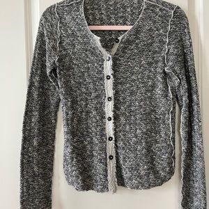 Knit Button Up Cardi/Long Sleeve